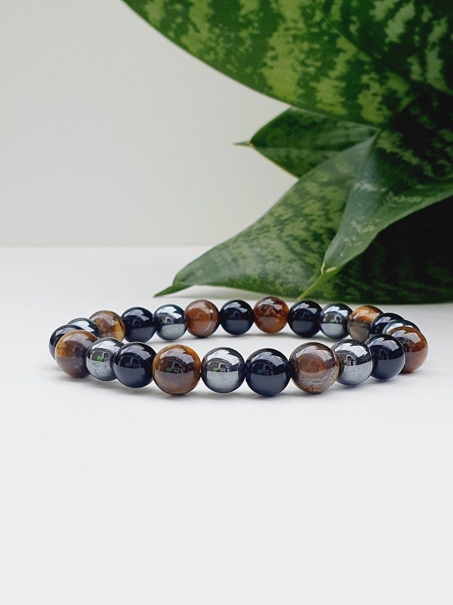 Power bracelet from natural stone 8mm bead