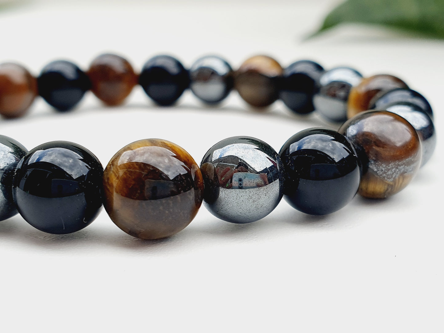 Power bracelet from natural stone 8mm bead