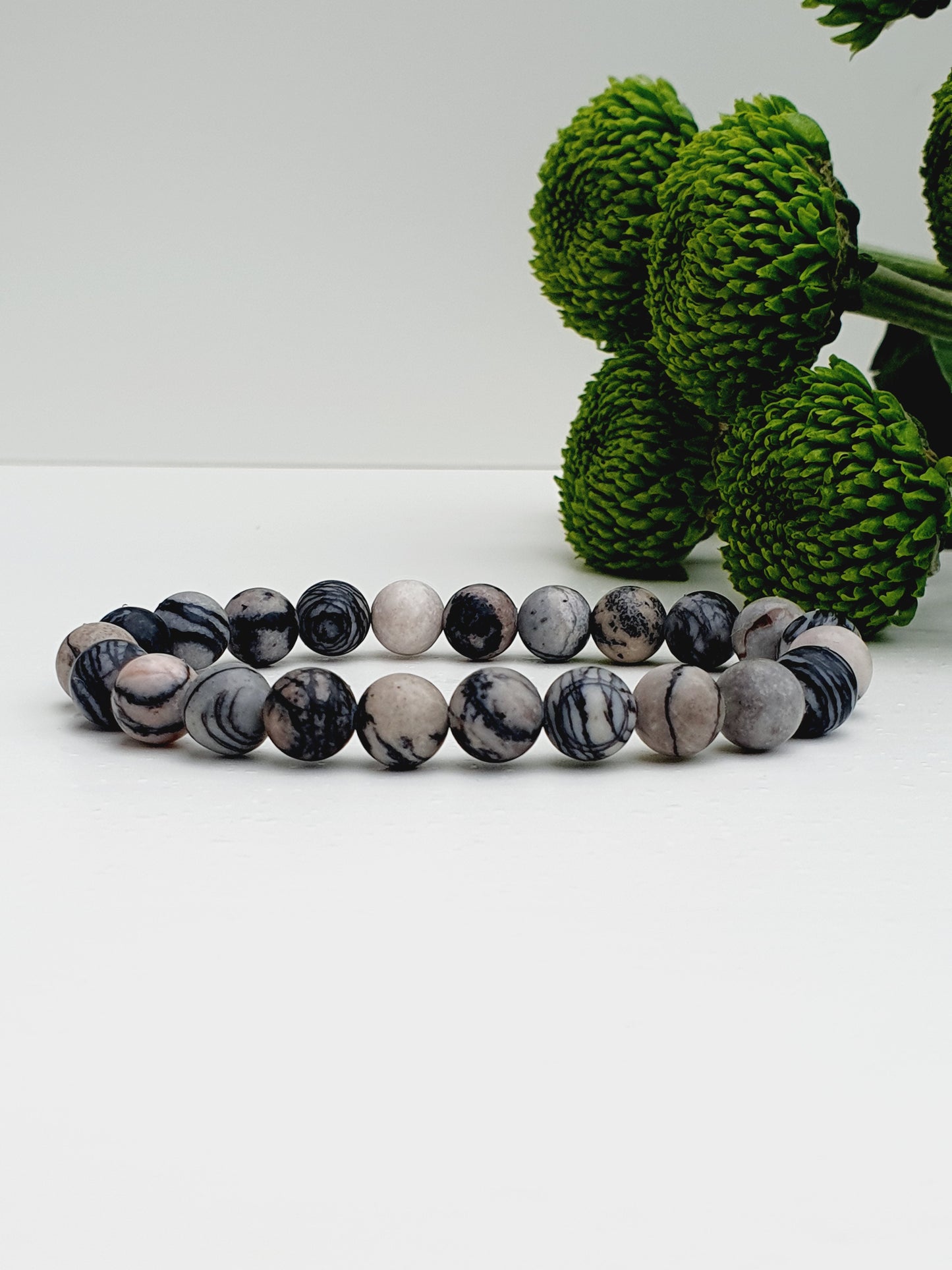 Spider Jasper bracelet natural stone 8mm bead