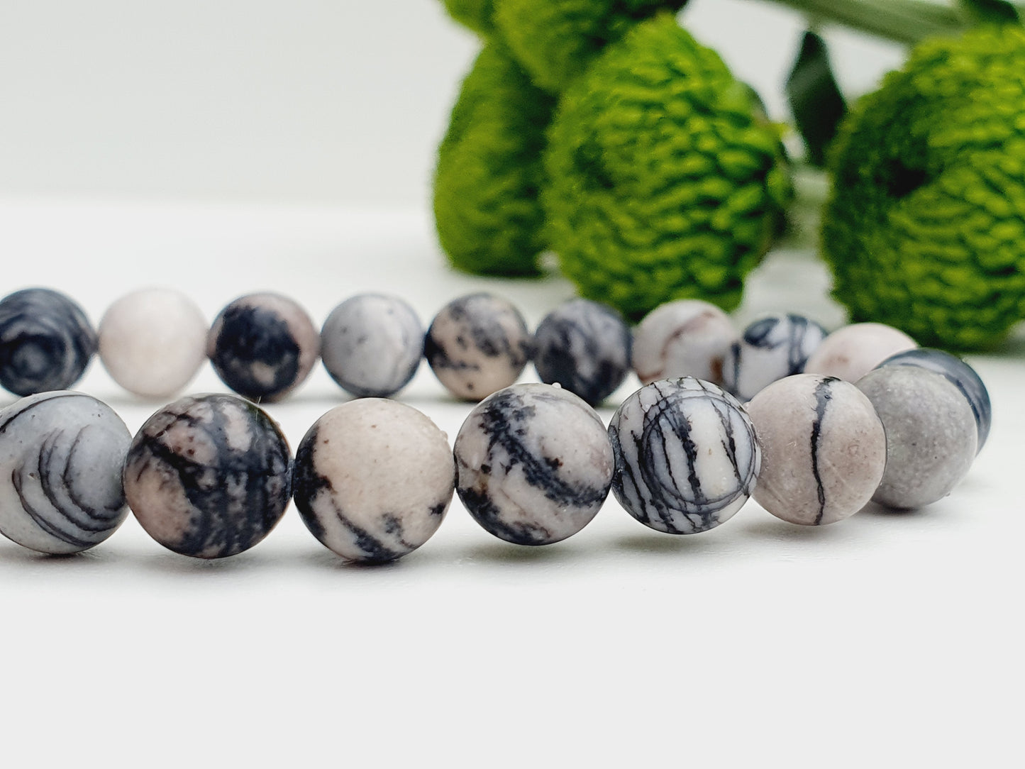Spider Jasper bracelet natural stone 8mm bead