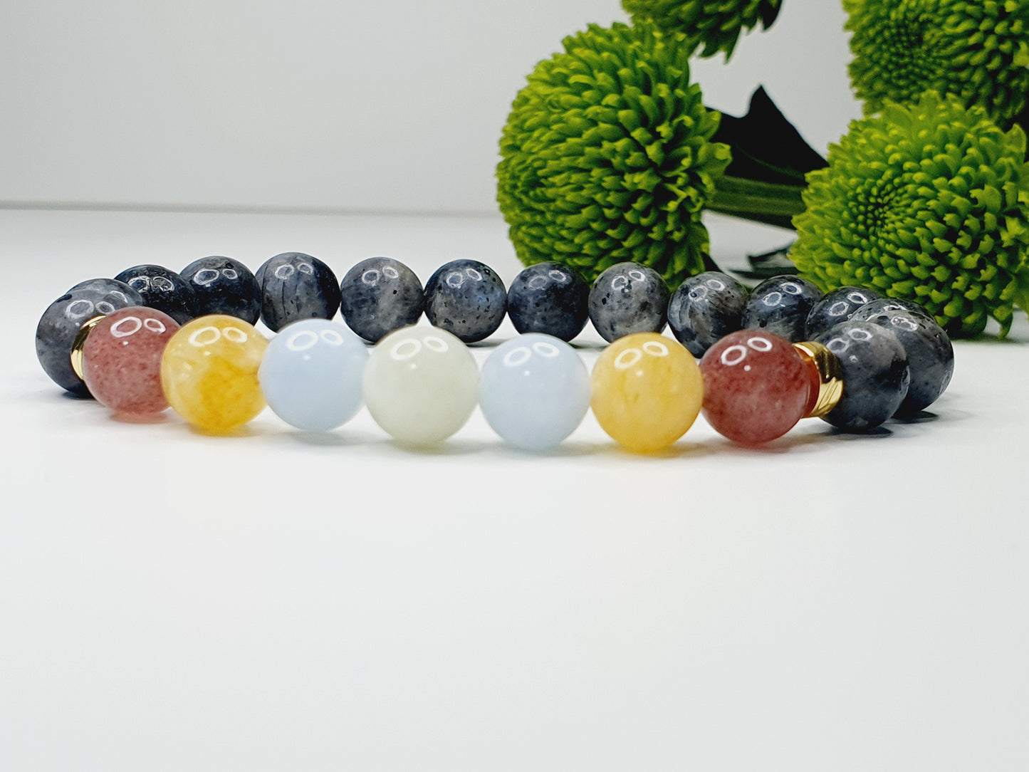 Energy bracelet from natural stone 8mm bead