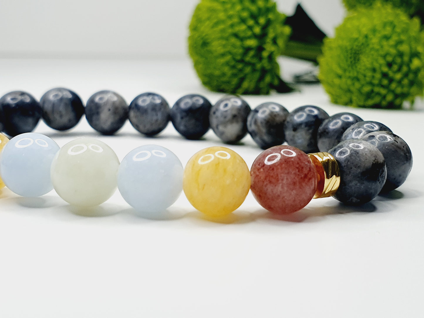 Energy bracelet from natural stone 8mm bead