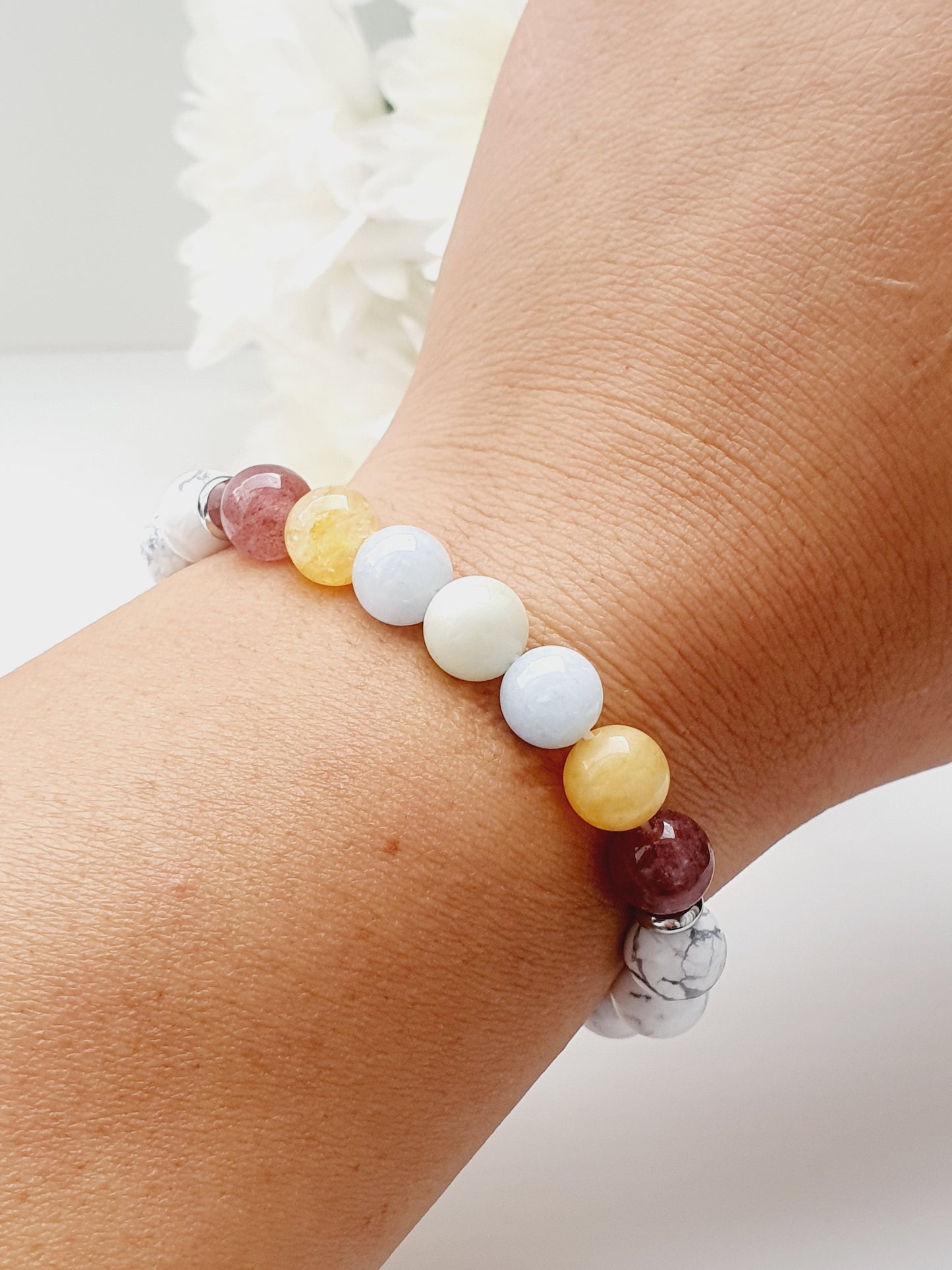 Energy bracelet from natural stone 8mm bead