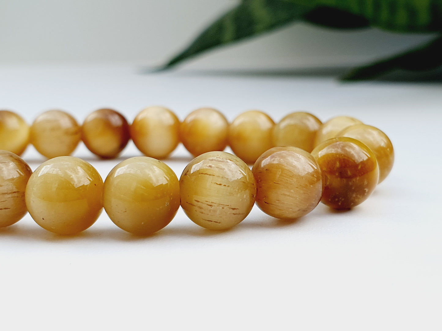 Tiger Eye natural gemstone bracelet 8mm bead