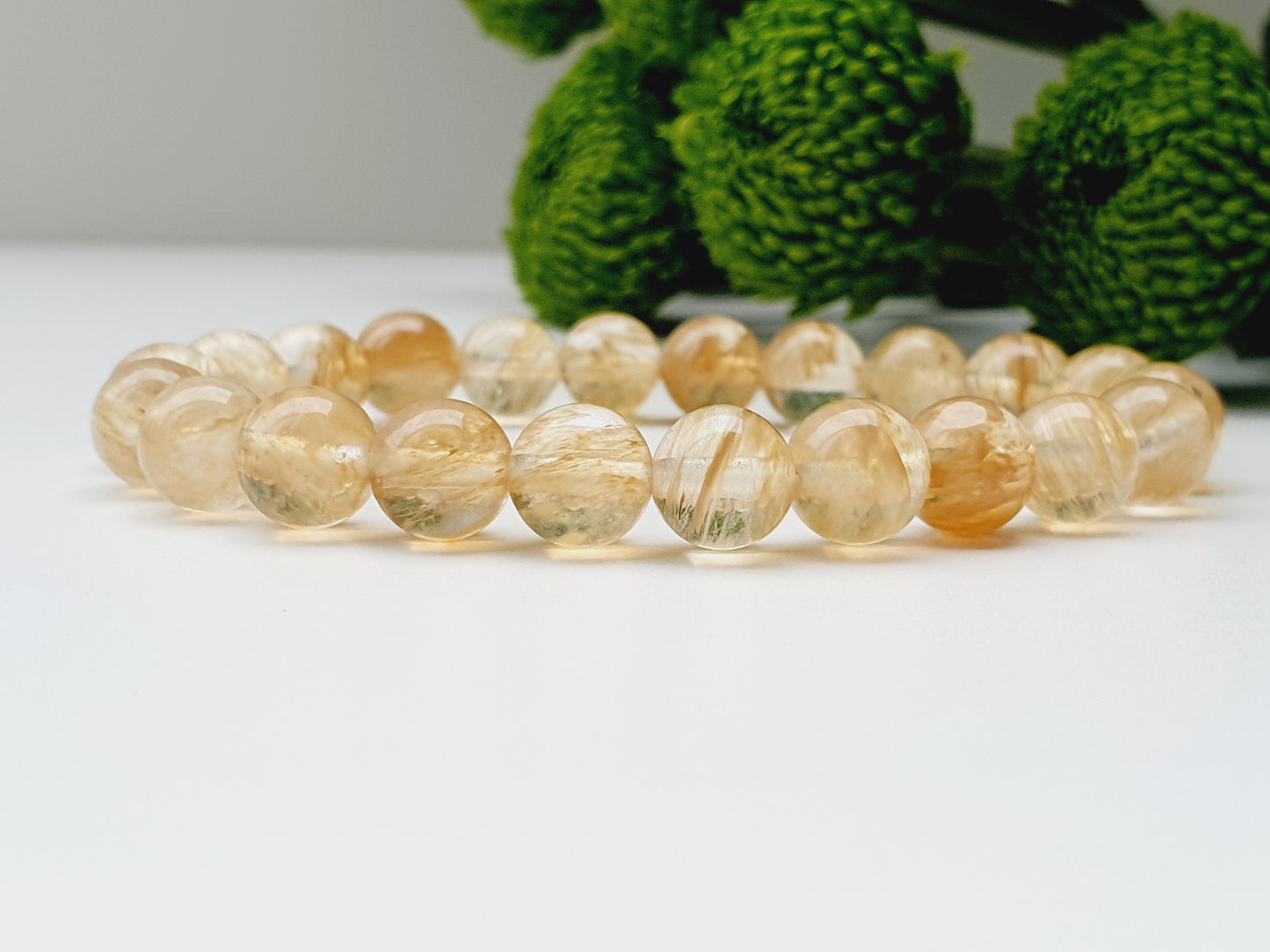 Citrine natural stone bracelet 8mm bead