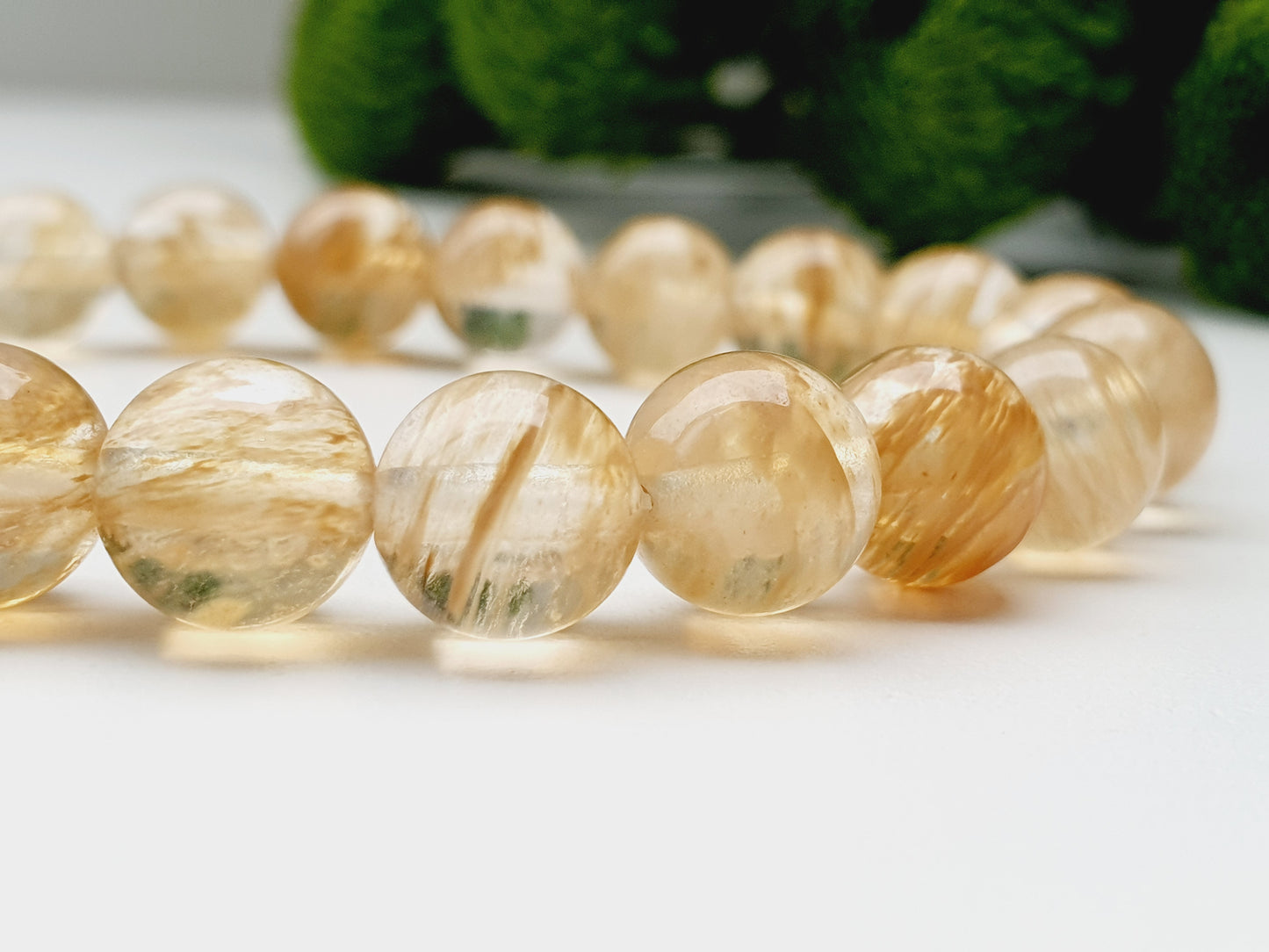 Citrine natural stone bracelet 8mm bead