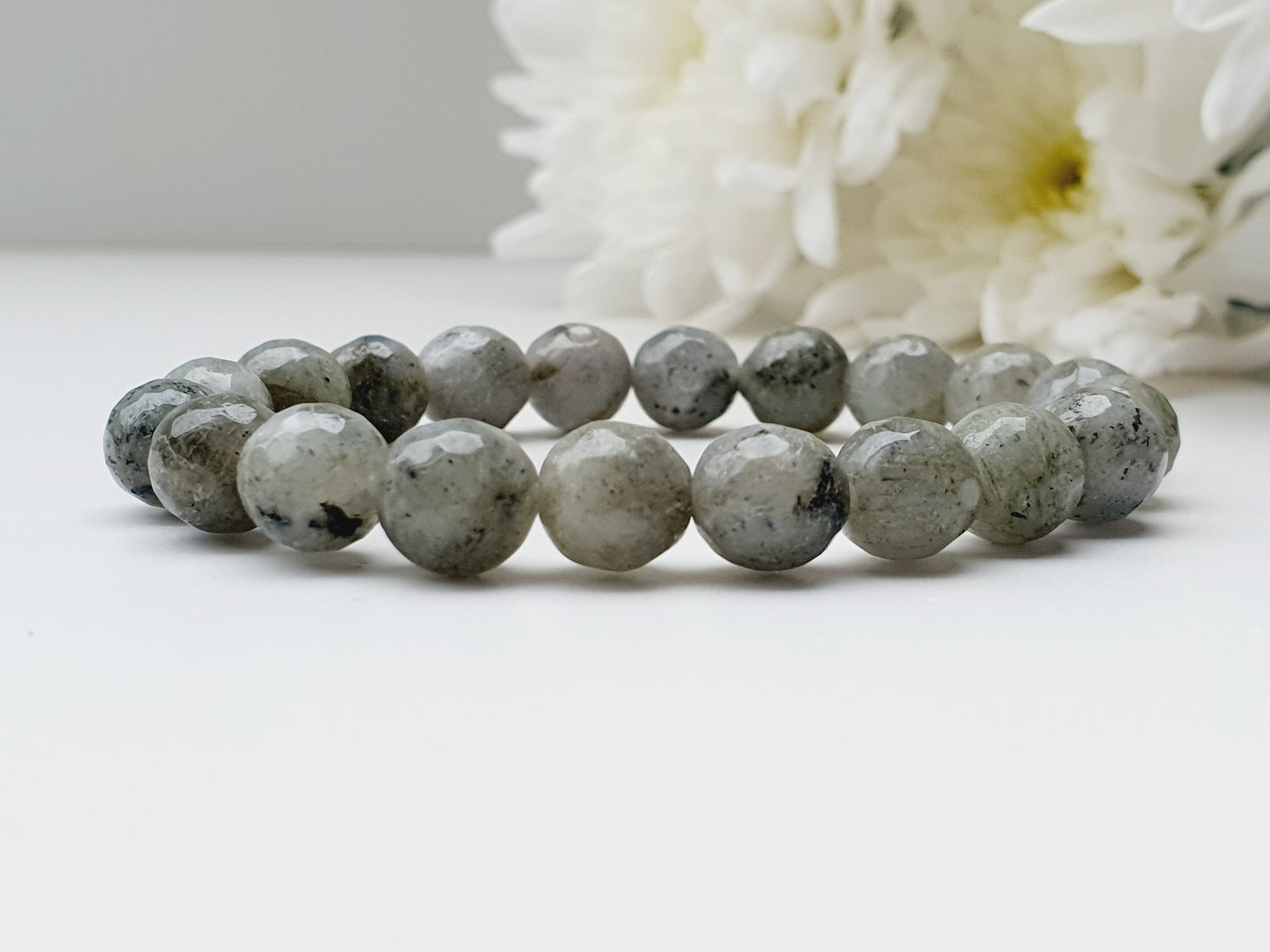 Labradorite natural stone bracelet 8mm bead