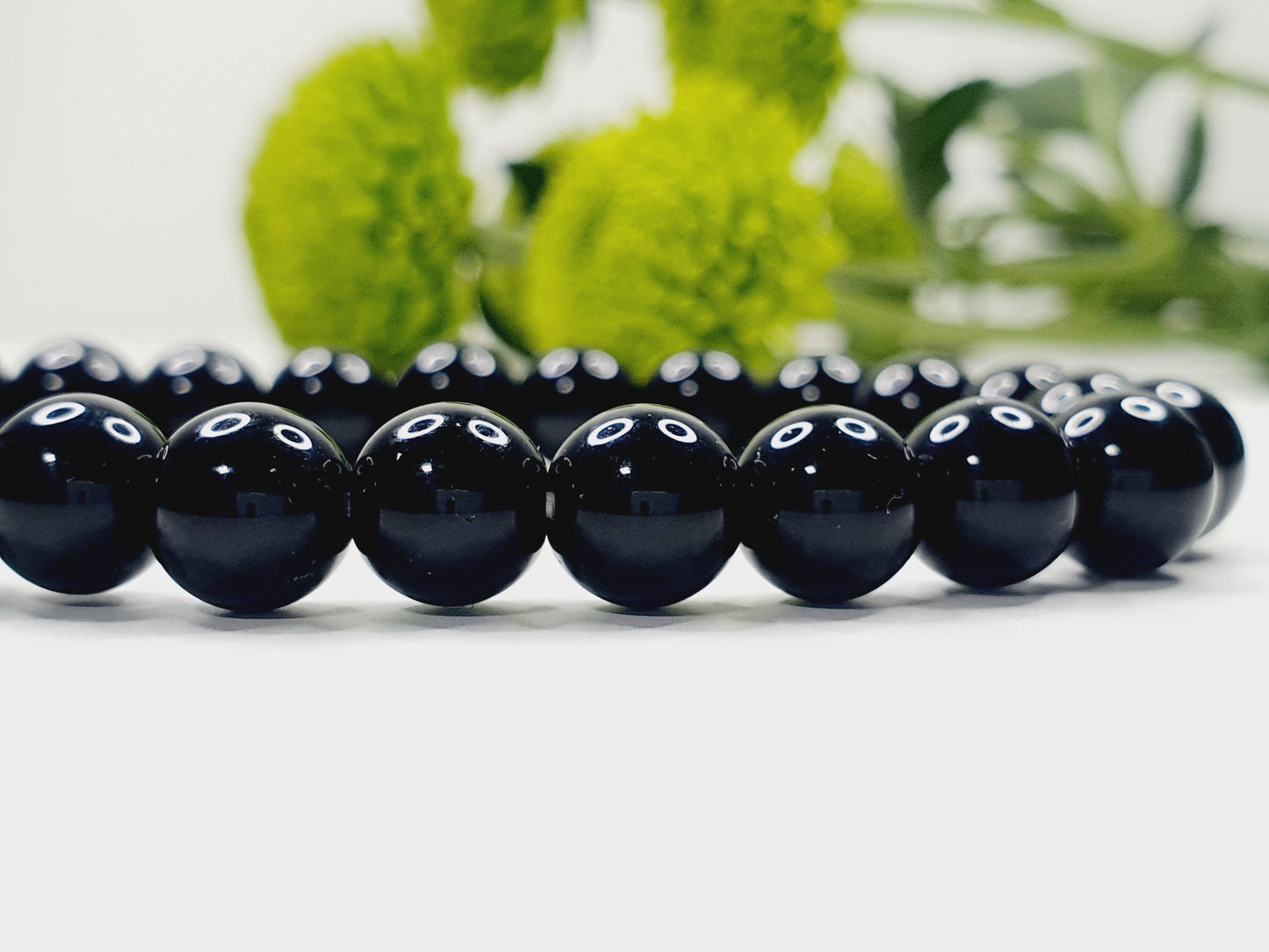 Black Onyx bracelet from natural stone 8mm bead