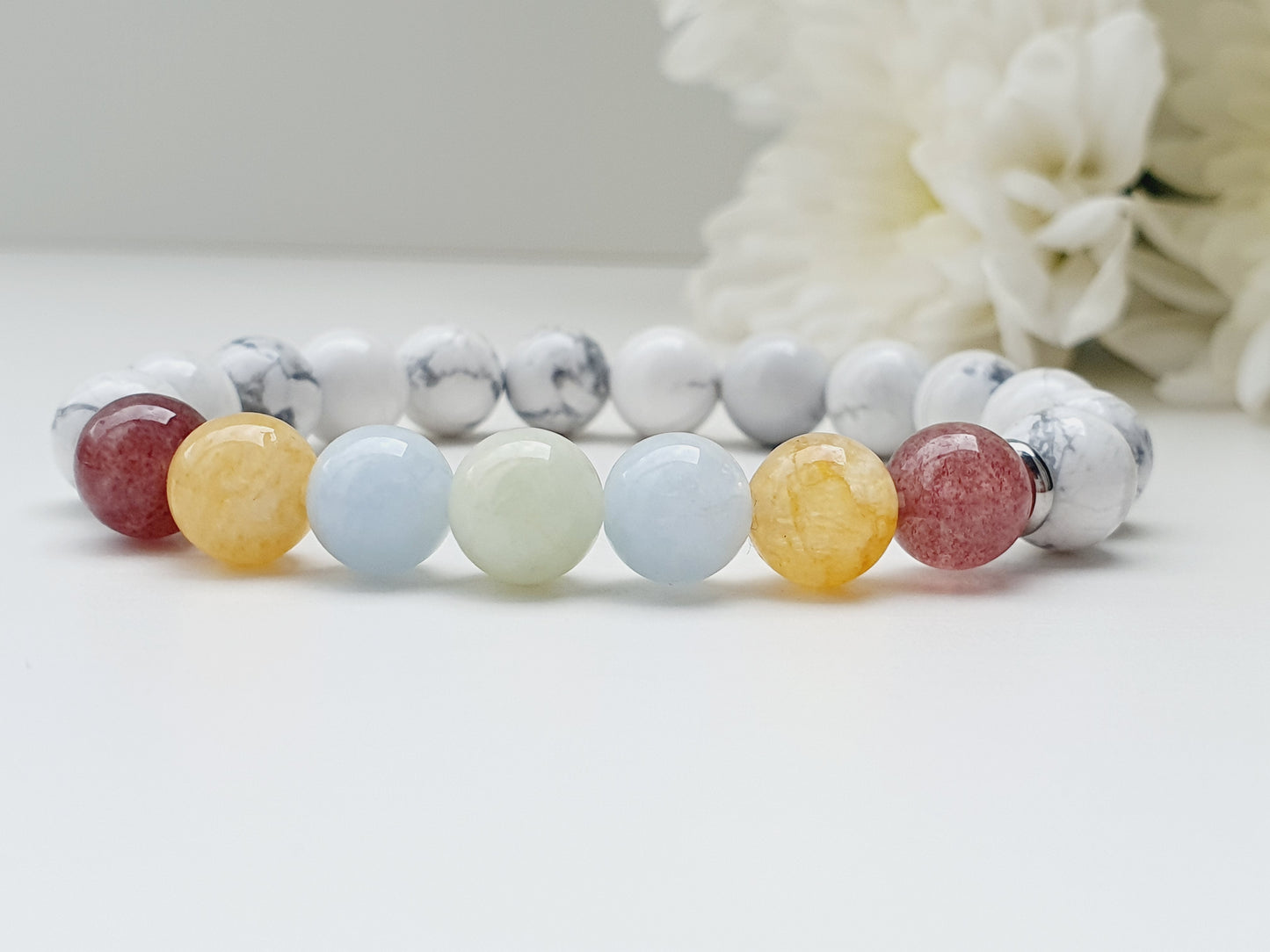 Energy bracelet from natural stone 8mm bead