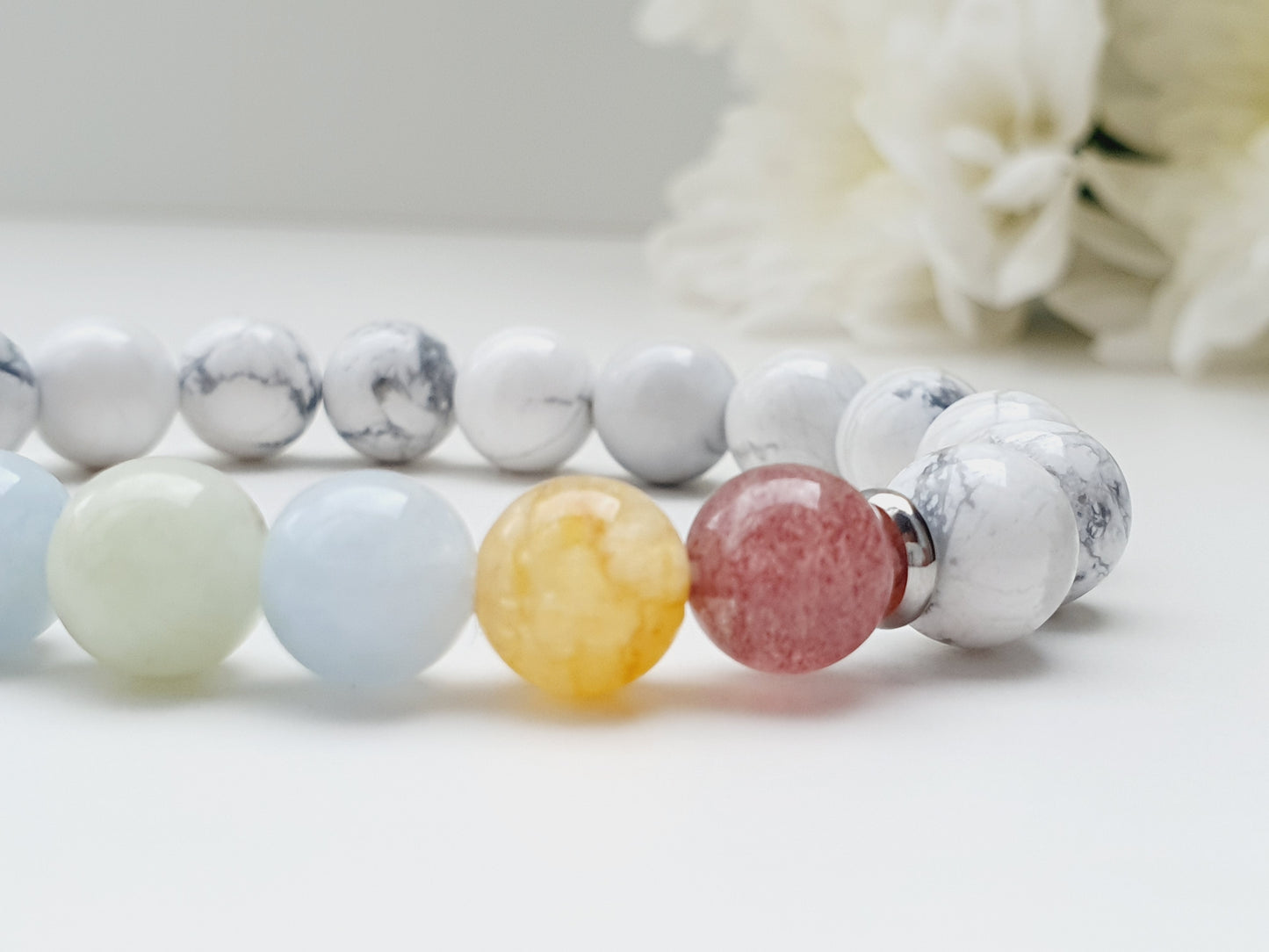 Energy bracelet from natural stone 8mm bead