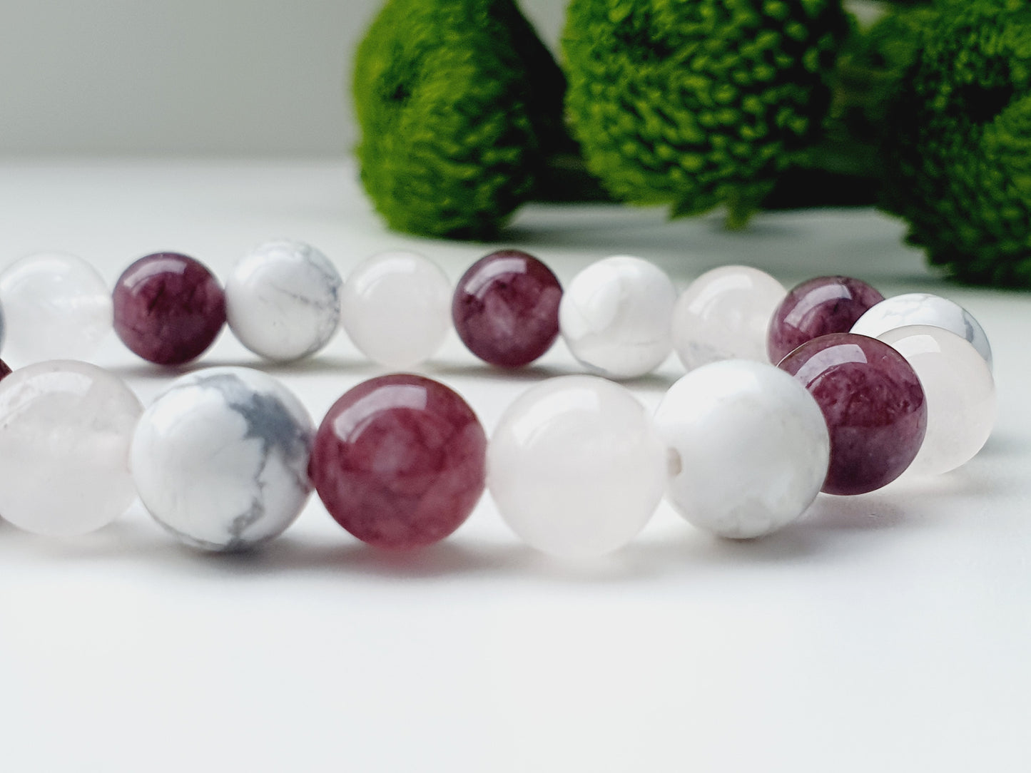 Harmony bracelet from natural gemstone 8mm bead