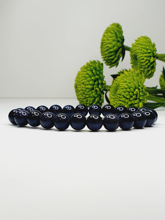 Sandstone bracelet natural gemstone 8mm bead