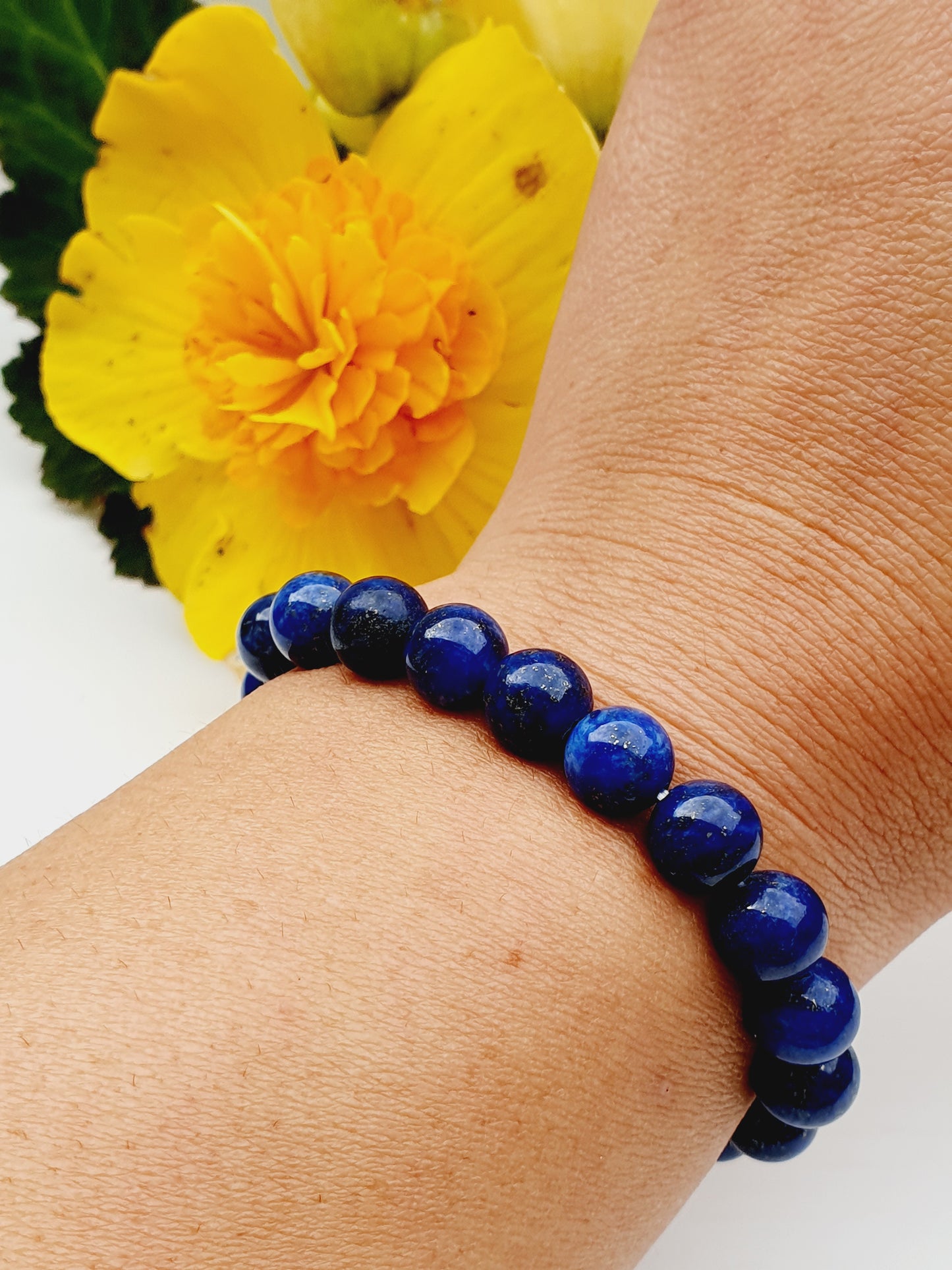 Lapis lazuli natural stone bracelet 8mm bead