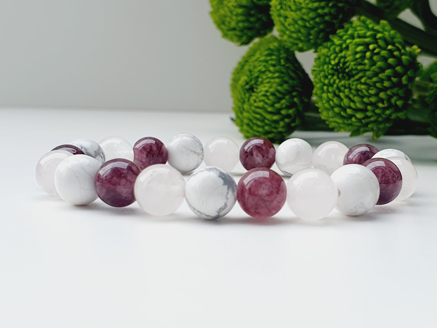 Harmony bracelet from natural gemstone 8mm bead